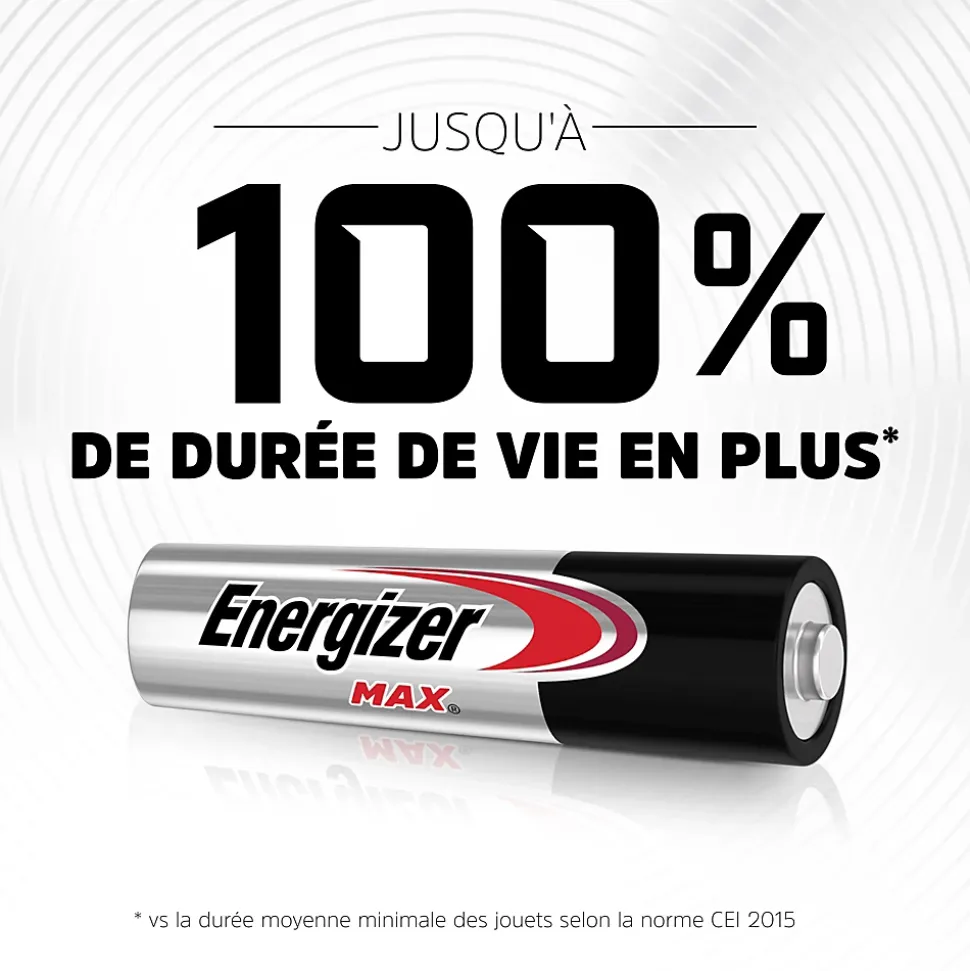 Pile AAA LR3 Energizer Max vendue par 16 pièces