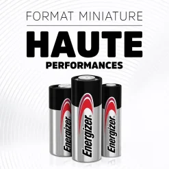 Pile alcaline A23 vendue par 2 Energizer tension 12V non rechargeables
