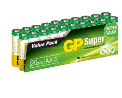 Pile alcaline AA / LR6 - 1.5V (pack de 20)