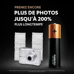 Pile alcaline AA (LR6) Duracell Optimum, lot de 8