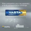 Pile alcaline AA (LR6) Varta Long-life Power, lot de 20
