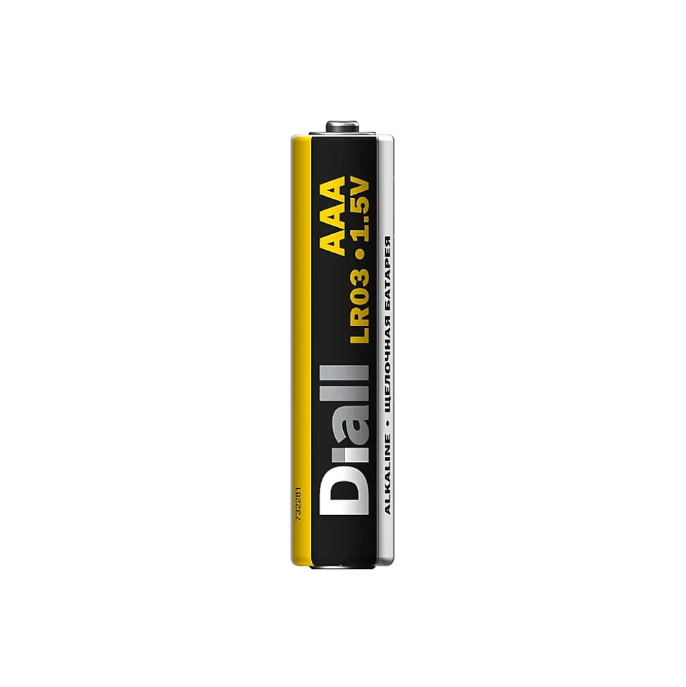 Pile alcaline AAA (LR03) Diall, lot de 4