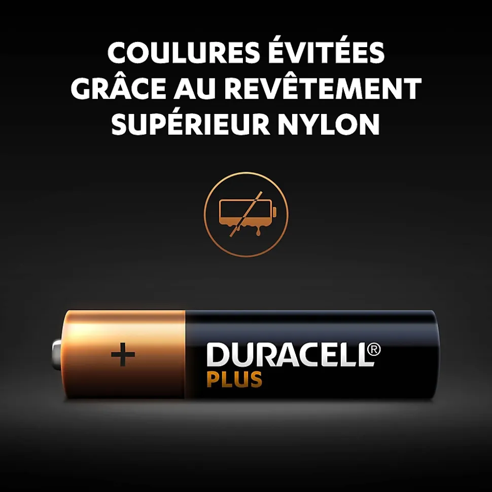 Pile alcaline AAA (LR03) Duracell Plus, lot de 18