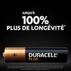 Pile alcaline AAA (LR03) Duracell Plus, lot de 18