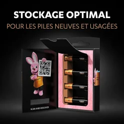 Pile alcaline AAA (LR03) Duracell Optimum, lot de 5