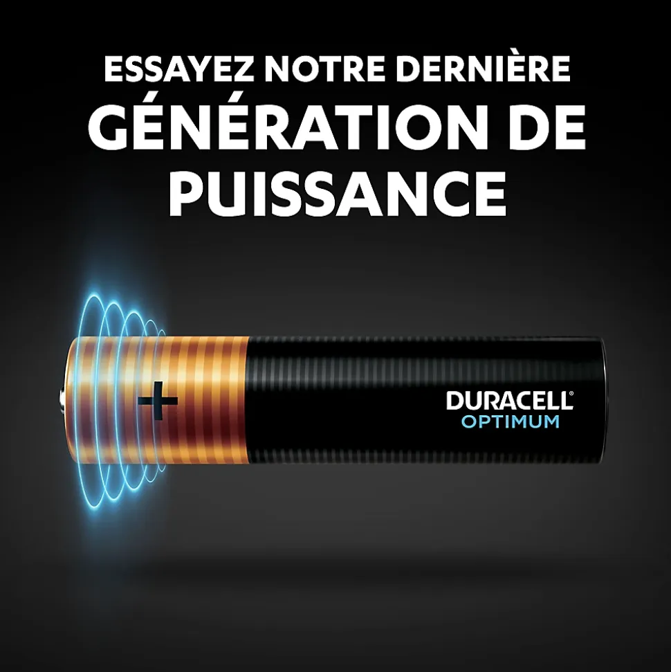 Pile alcaline AAA (LR03) Duracell Optimum, lot de 8