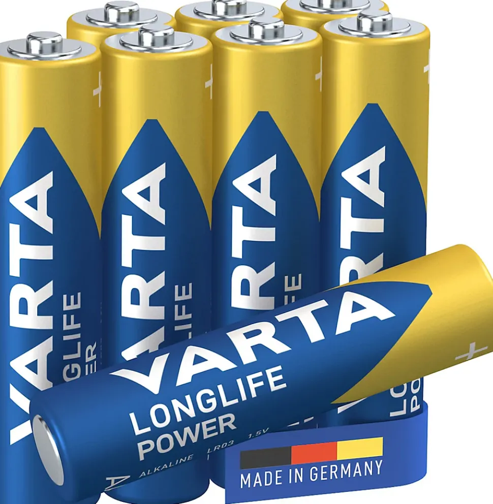 Pile alcaline AAA (LR03) Varta High Energy Premium, lot de 8