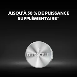 Pile alcaline LR44 Duracell, lot de 4