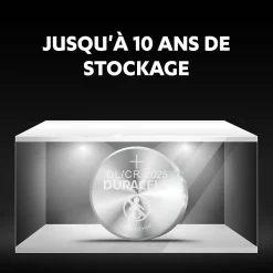 Pile au lithium CR2025 Duracell, lot de 2