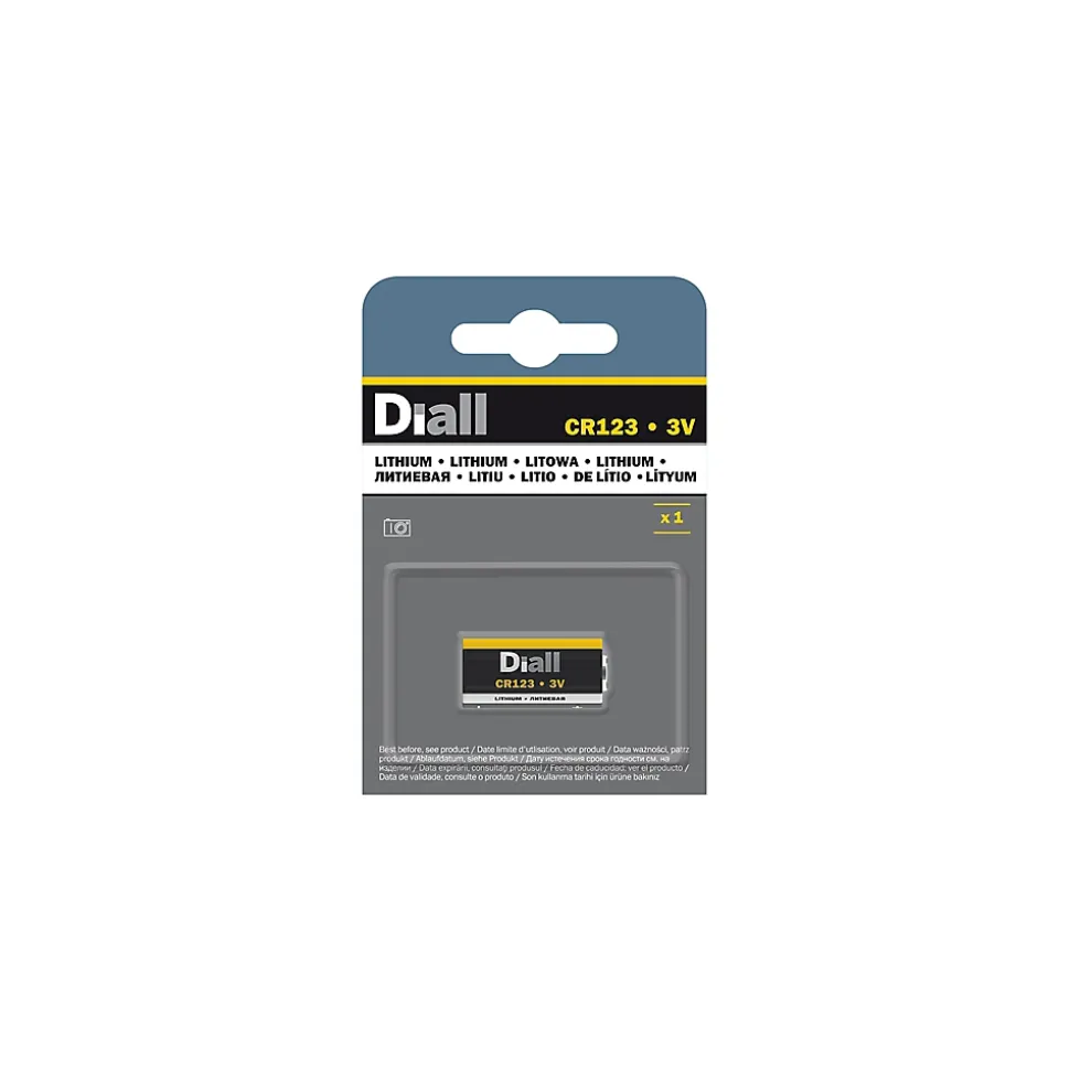 Pile au lithium CR123A (CR17345) Diall