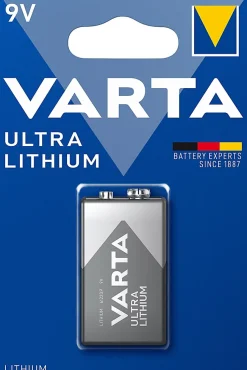 Pile au lithium 9V (PP3) Varta, lot de 1