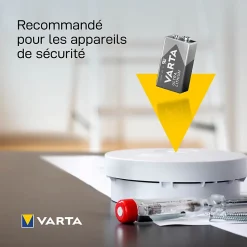 Pile au lithium 9V (PP3) Varta, lot de 1