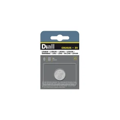 Pile bouton au lithium CR2025 Diall 3V