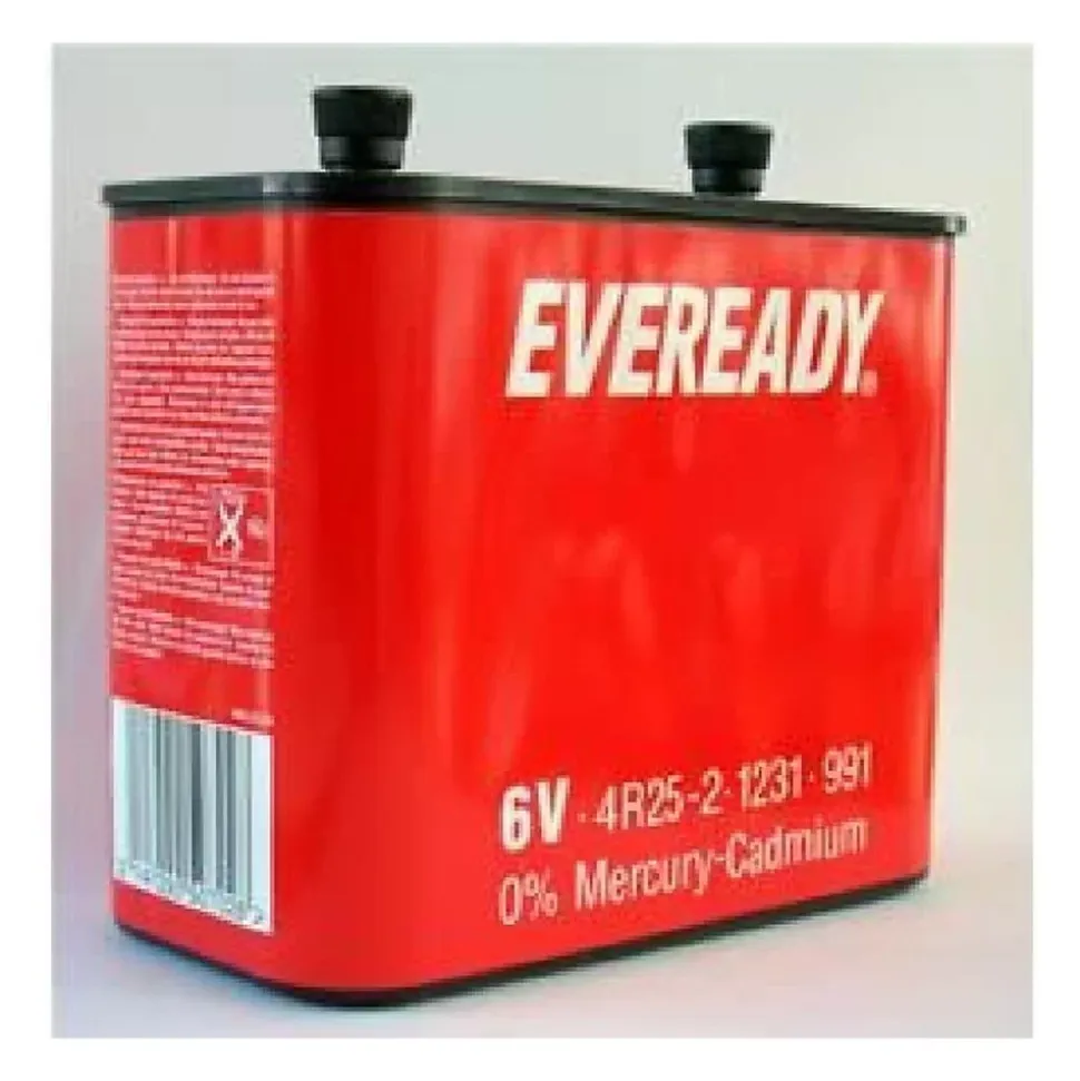 Pile Carbone Zinc 6V avec bornes vissées Energizer