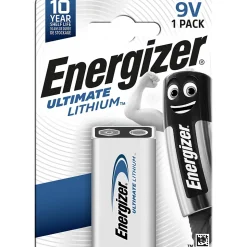 Pile Lithium bleue 6LR61 9V Energizer