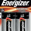 Piles Alcalines Energizer LR20 D 1.5V Lot de 2 pour Énergie Durable