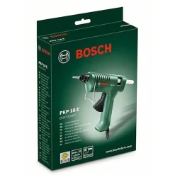 Pistolet à colle BOSCH PKP 18 E Gluey Evergreen - 500 W, câble amovible, LED, coffret de transport