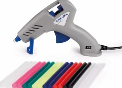 Pistolet à colle chaude Dremel 930 + 18 bâtons