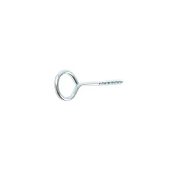 Piton à vis en acier zingué 40x17 mm - 4 pièces