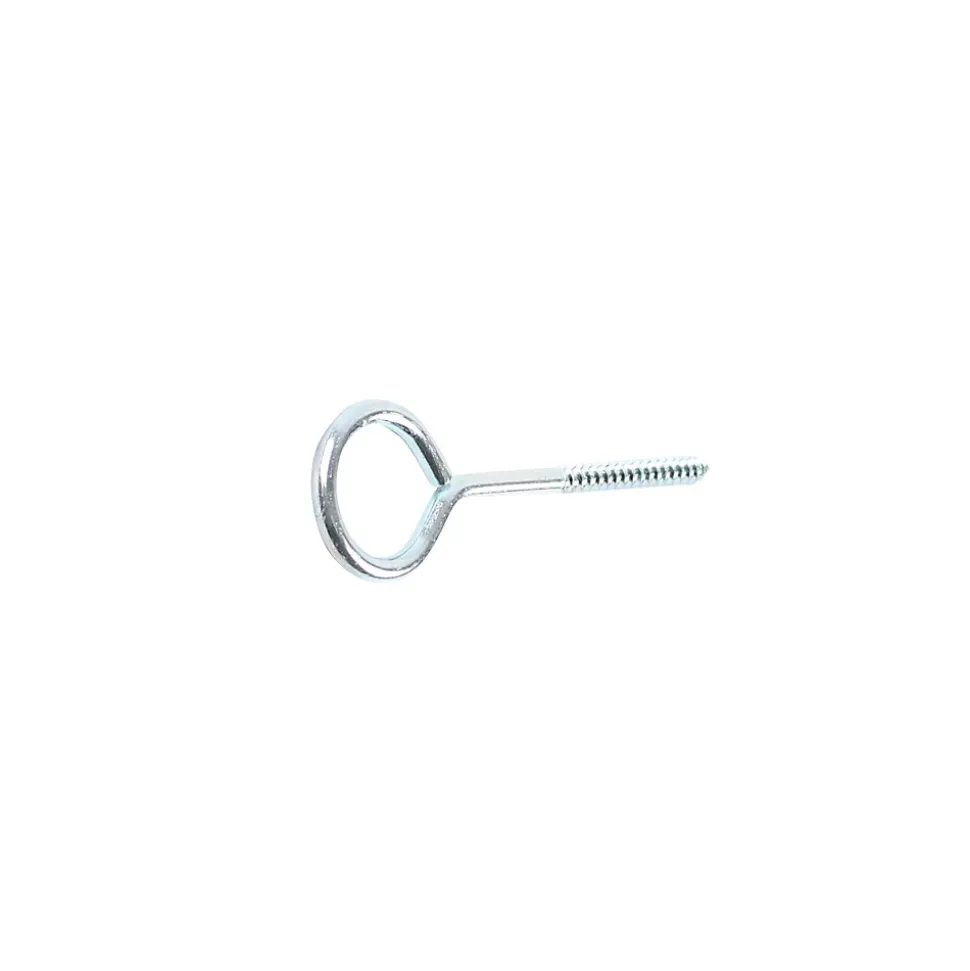 Piton à vis en acier zingué 40x17 mm - 4 pièces
