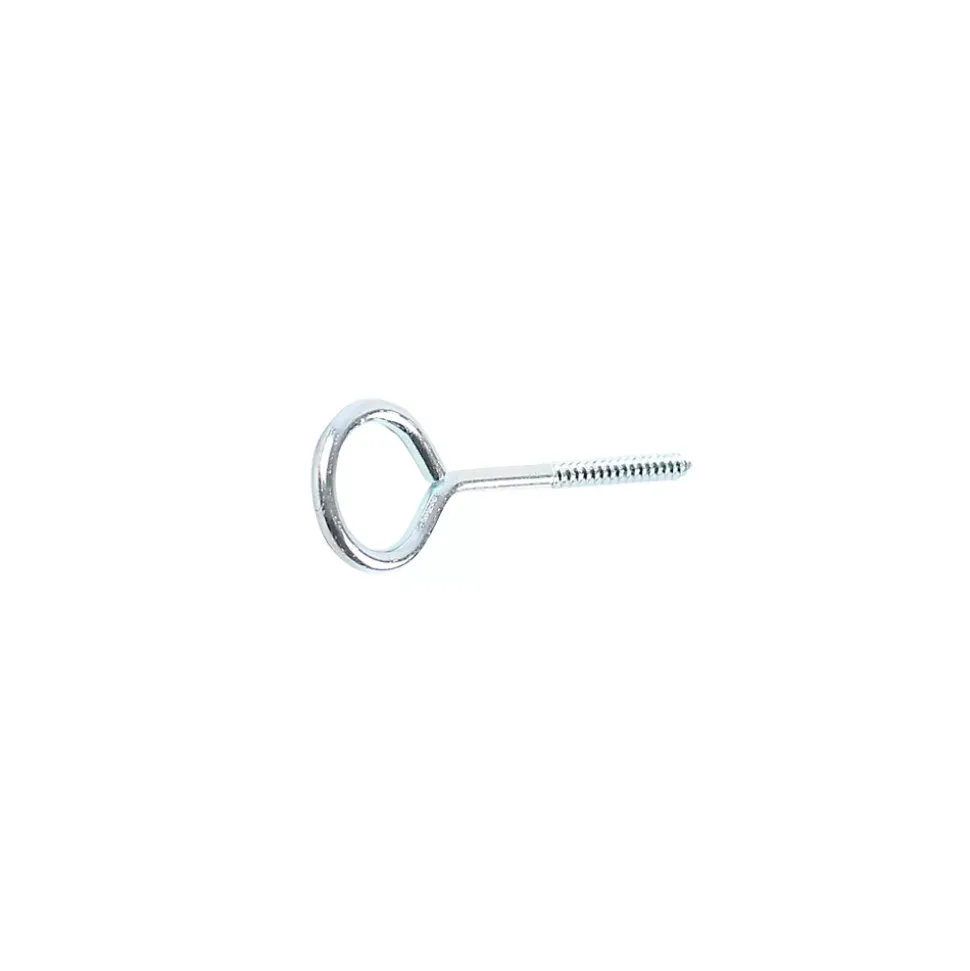 Piton à vis en acier zingué 38x14 mm - 2 pièces