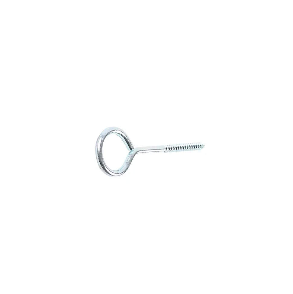 Piton à vis longs en acier zingué 90x32 mm - 5 pièces