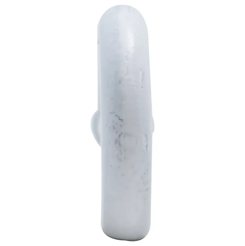 Piton à visser plastifié blanc filet bois Viswood