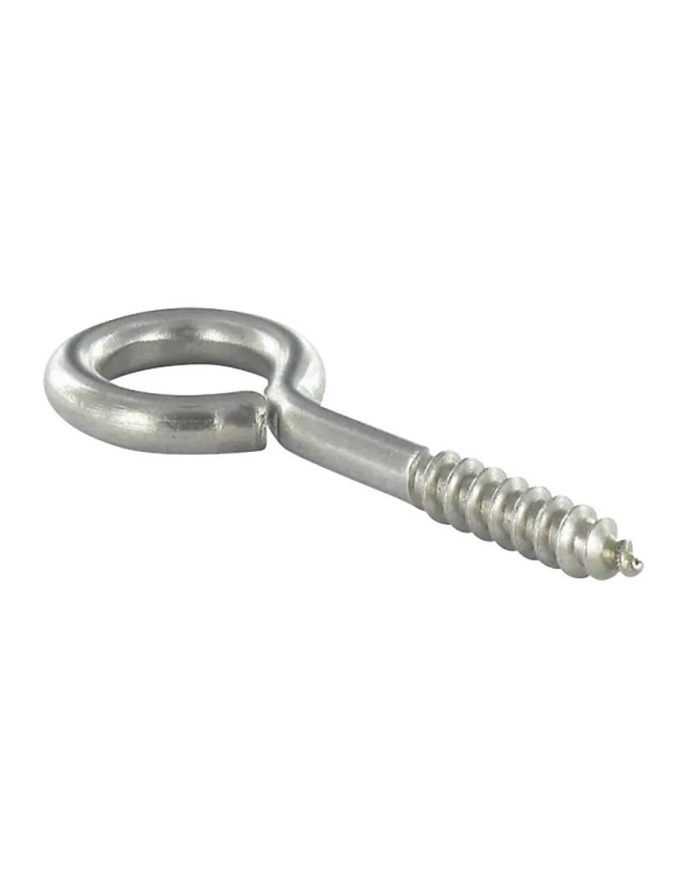 Piton Bois 6X60 Filetée sur 36 Longueur total 90 Oeil 18 Inox A2 - 30 pièces
