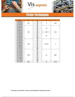 Piton Métaux M6X30 Diamètre Oeil 10 Acier zingué - 30 pièces