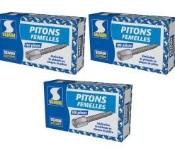 Pitons Femelles Semin, Boite de 100 (lot de 3)