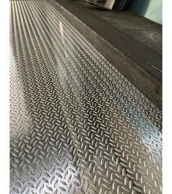 Plaque Aluminium Grain de riz, ép. 1/2mm, Hauteur 10cm x Largeur 20cm