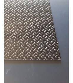 Plaque Aluminium Grain de riz, ép. 1/2mm, Hauteur 15cm x Largeur 100cm