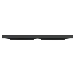 Plaque de finition 2 postes Schneider Electric Odace Styl S540704 coloris anthracite l.156 x P.10 x H.85 mm