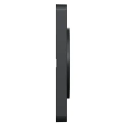 Plaque de finition 1 poste Schneider Electric Odace Touch S54C802 coloris anthracite avec liseré anthracite l.85 x P.10 x H.85 mm