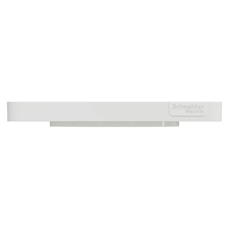 Plaque de finition 1 poste Schneider Electric Odace Touch S520802 coloris blanc l.85 x P.10 x H.85 mm