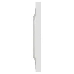 Plaque de finition 3 postes Schneider Electric Odace Styl S520706 coloris blanc l.227 x P.10 x H.85 mm