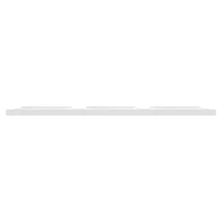 Plaque de finition 3 postes Schneider Electric Odace Styl S520706 coloris blanc l.227 x P.10 x H.85 mm