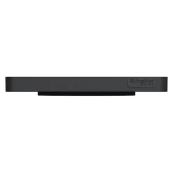 Plaque de finition 1 poste Schneider Electric Odace Touch S540802 coloris anthracite l.85 x P.10 x H.85 mm