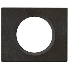 Plaque de finition 1 poste Legrand Céliane 0 693 71 coloris ardoise l.100 x P.8,5 x H.82 mm