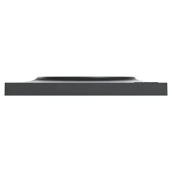 Plaque de finition 1 poste Schneider Electric Odace Styl S540702 coloris anthracite l.85 x P.10 x H.85 mm