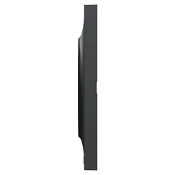 Plaque de finition 1 poste Schneider Electric Odace Styl S540702 coloris anthracite l.85 x P.10 x H.85 mm