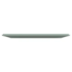 Plaque de finition 2 postes Schneider Electric Ovalis S320704A coloris sauge l.158 x P.10 x H.87 mm