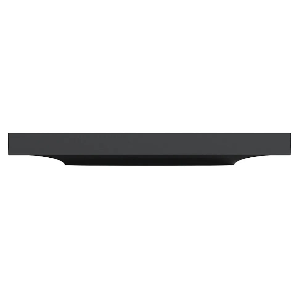 Plaque de finition 1 poste Schneider Electric Odace Styl S54C702 coloris anthracite avec liseré anthracite l.85 x P.10 x H.85 mm