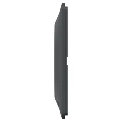 Plaque de finition 1 poste Schneider Electric Ovalis S340702 coloris anthracite l.87 x P.10 x H.87 mm