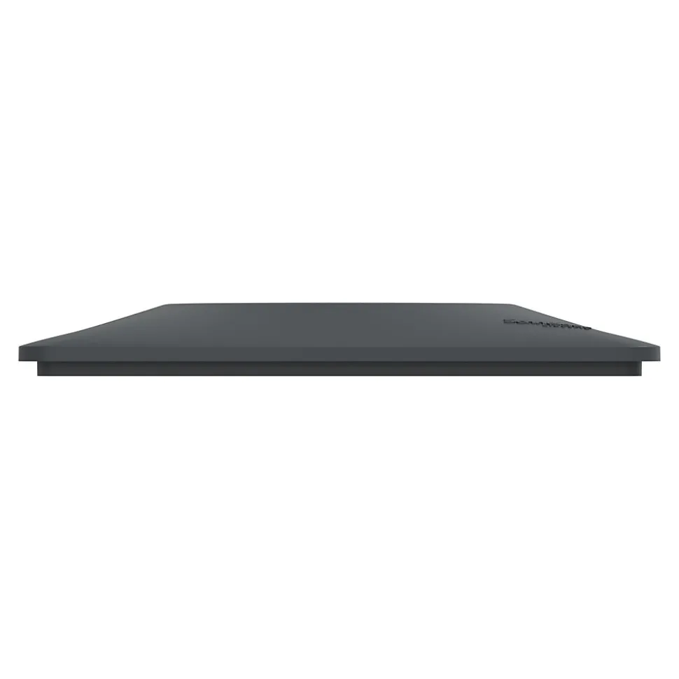 Plaque de finition 1 poste Schneider Electric Ovalis S340702 coloris anthracite l.87 x P.10 x H.87 mm
