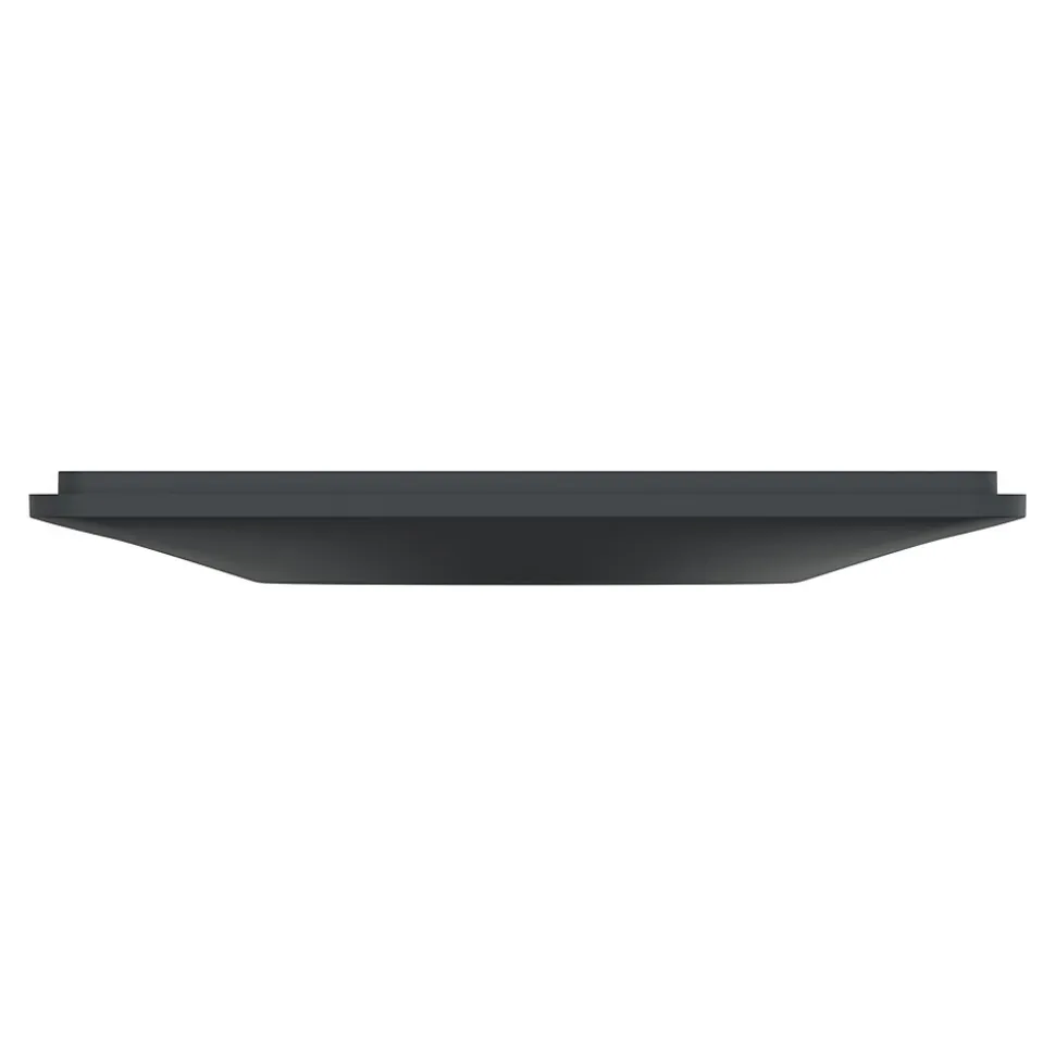 Plaque de finition 1 poste Schneider Electric Ovalis S340702 coloris anthracite l.87 x P.10 x H.87 mm