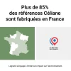 Plaque de finition 1 poste Legrand Céliane CP0021 coloris blanc émaillé l.90 x P.9 x H.82 mm