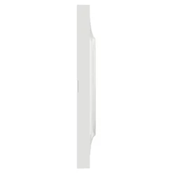 Plaque de finition 1 poste Schneider Electric Odace Styl S520702 coloris blanc l.85 x P.10 x H.85 mm