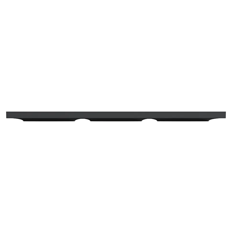 Plaque de finition 3 postes Schneider Electric Odace Styl S540706 coloris anthracite l.227 x P.10 x H.85 mm