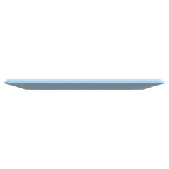 Plaque de finition 2 postes Schneider Electric Ovalis S320704C coloris bleu azurin l.158 x P.10 x H.87 mm